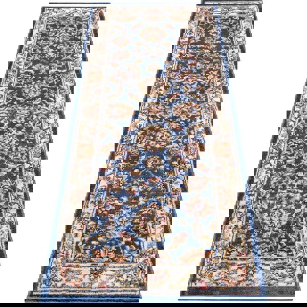 Oriental Short Pile Rug Reni Luxor Vintage Design