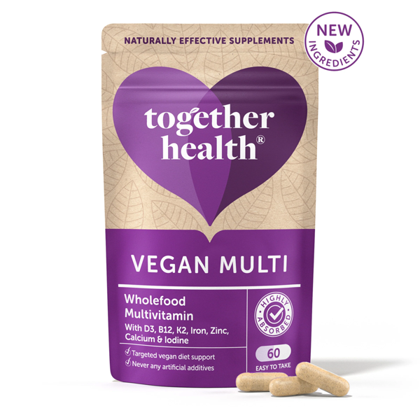 Together Health Vegan Multi Vit & Mineral - Food Supplement 60 Caps