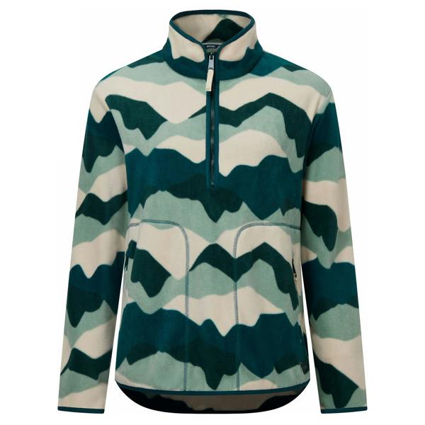 Regatta Womens/Ladies Frankie Abstract Mountain Quarter Zip Fleece Top - Multicoloured - 