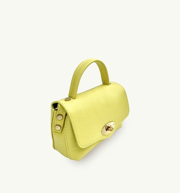 Apatchy London The Rachel Lemon Leather Bag