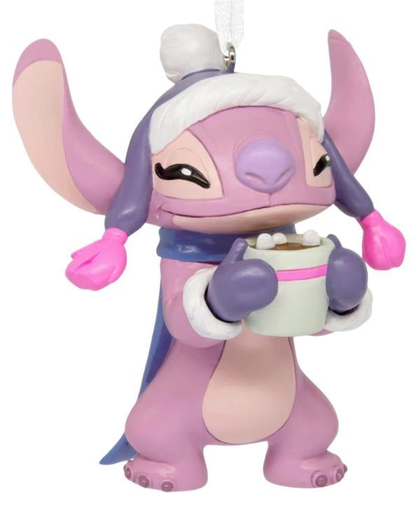 Disney Lilo & Stitch - Angel with Hot Chocolate Christmas Tree Ornament