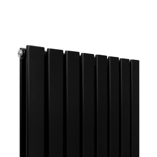 Designer Flat Panel Radiator - Matt Black (1800mm x 560mm)