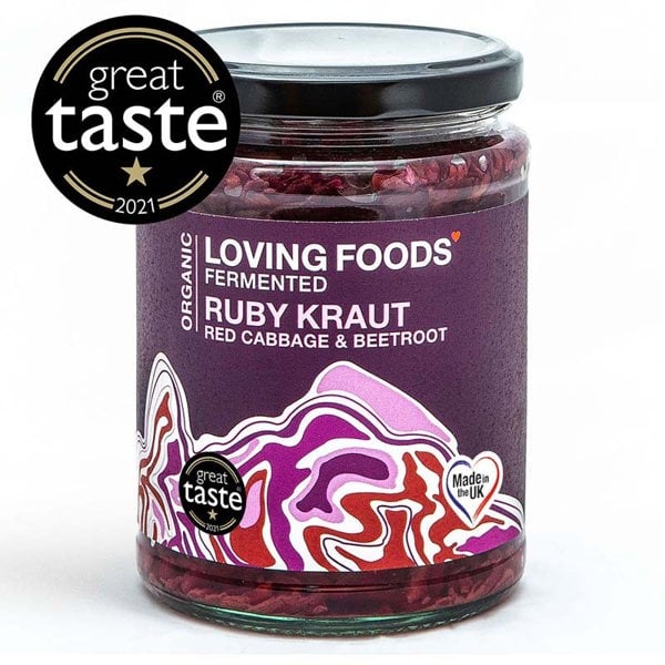 Organic Red Cabbage and Beetroot Sauerkraut