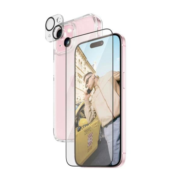 PanzerGlass Panzer Glass Powerful 3 in 1 Bundle Pack for iPhone 15 6.1" - B1172+2809