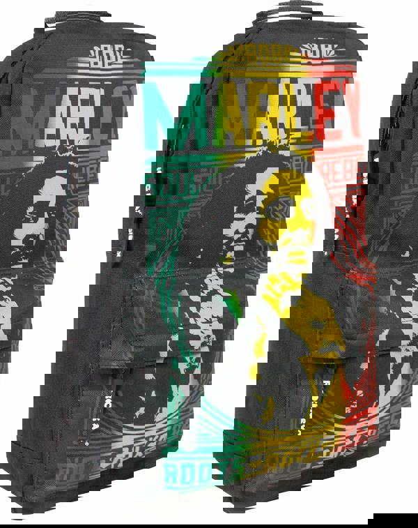 Rock Sax Unisex Black Bob Marley Backpack (One Size)