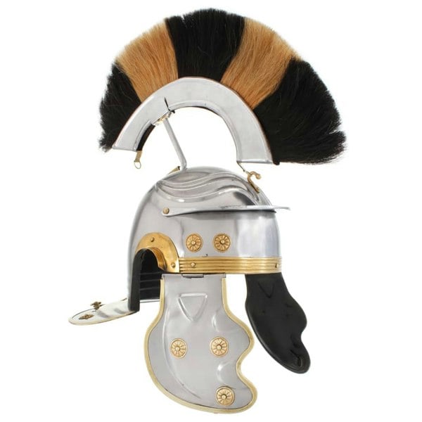 Berkfield Roman Soldier Helmet Antique Replica LARP Silver Steel