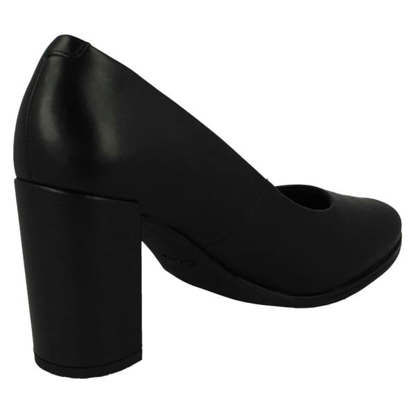 Clarks Ladies Clarks Elegant Heeled Court Shoes Freva85 Court