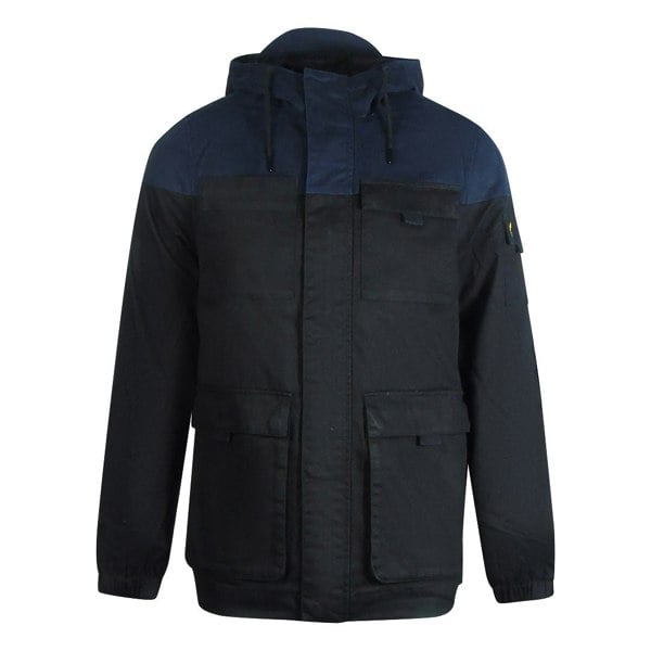 Lyle & Scott Contrast Yoke Black Jacket XS