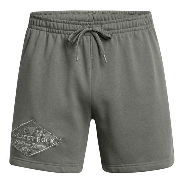 Under Armour Mens Project Rock Sweat Shorts - Green - 