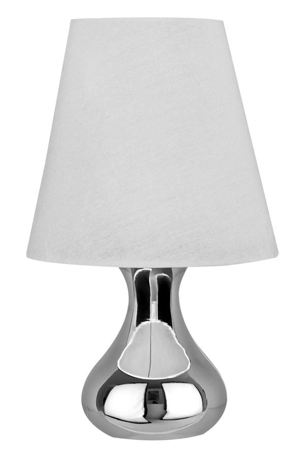 Nell White Fabric Shade Table Lamp