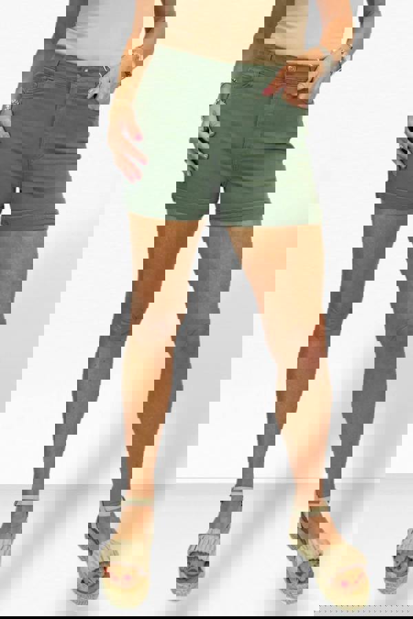 Paulo Due Women's Casual Turn Up Slim Fit Shorts