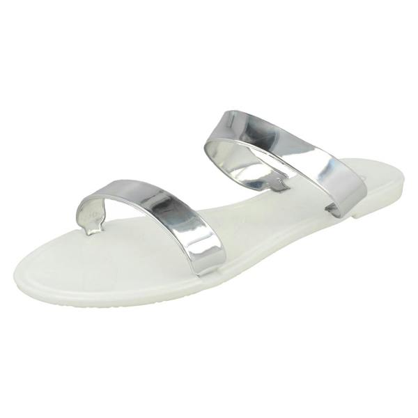 Spot On Ladies Spot On Two Strap Sandals