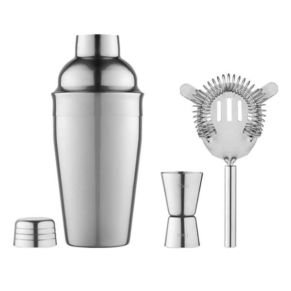 MidOcean Fizz Bar Set - Shiny Silver - 