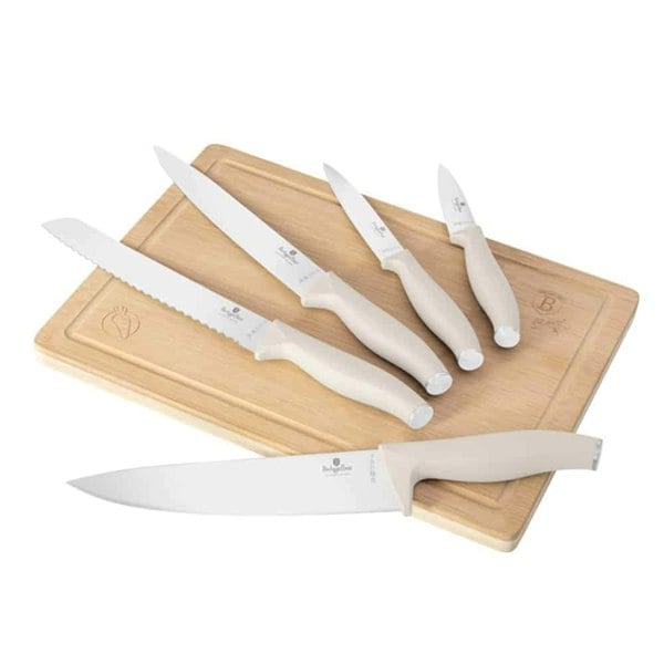 Berlinger Haus 6-Piece Knife Set BH-2966 with Bamboo Cutting Board