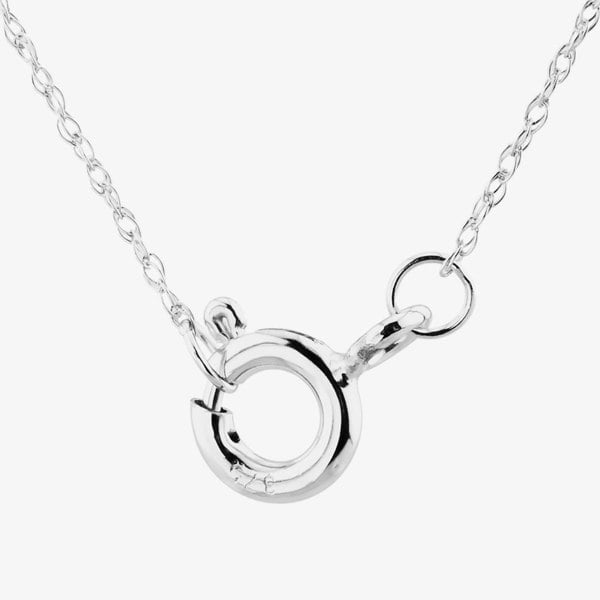 T. H. Baker 9ct White Gold Certified Lab Grown 1.00ct Brilliant Cut Diamond Pendant Necklace LGP3119-100 (WG)
