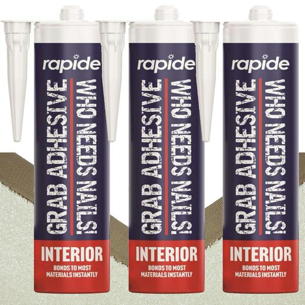 260ml High Power Instant Grab Interior Adhesive Heavy Duty Adhesion For DIY Mounting & Repair Jobs