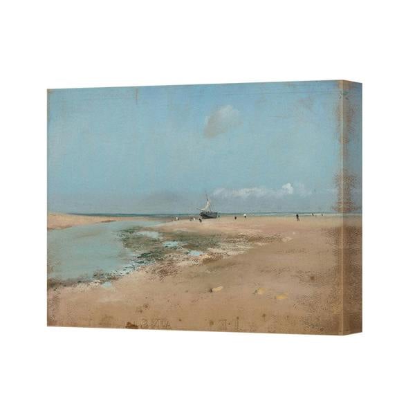 Benjamin Tate Design Beach Scene Canvas Print Seascape Wall Art Landscape Decoration