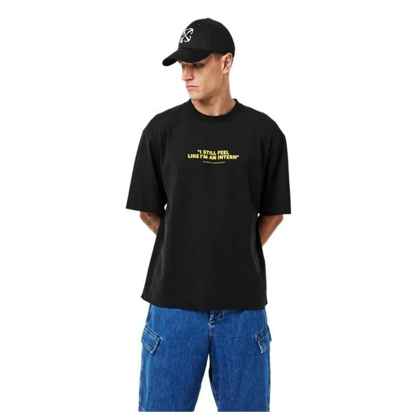 Off White Mens Feel Like An Intern T-Shirt - Black - 