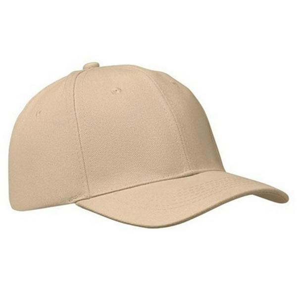 MidOcean Buffalo 6 Panel Baseball Cap - Beige - 