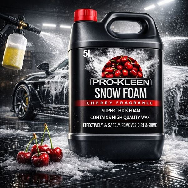 ProKleen 20L of Pro-Kleen Cherry Snow Foam with Wax - Super Thick & Non-Caustic Foam