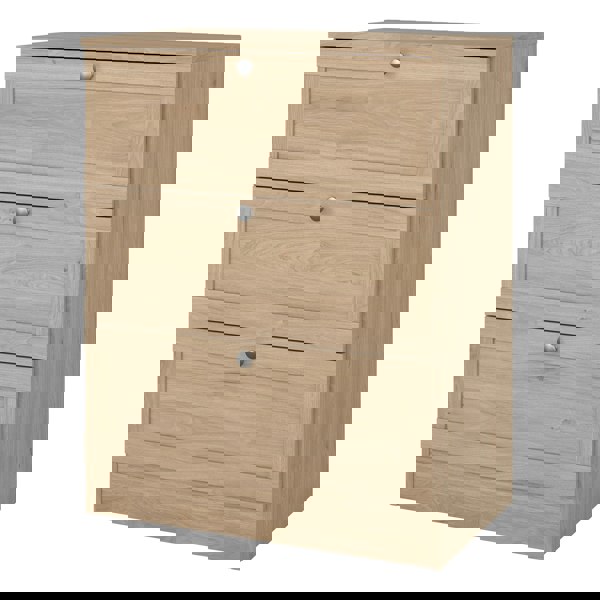 Furniture To Go Brande Chest with 3 Frame Drawers in Jackson Hickory