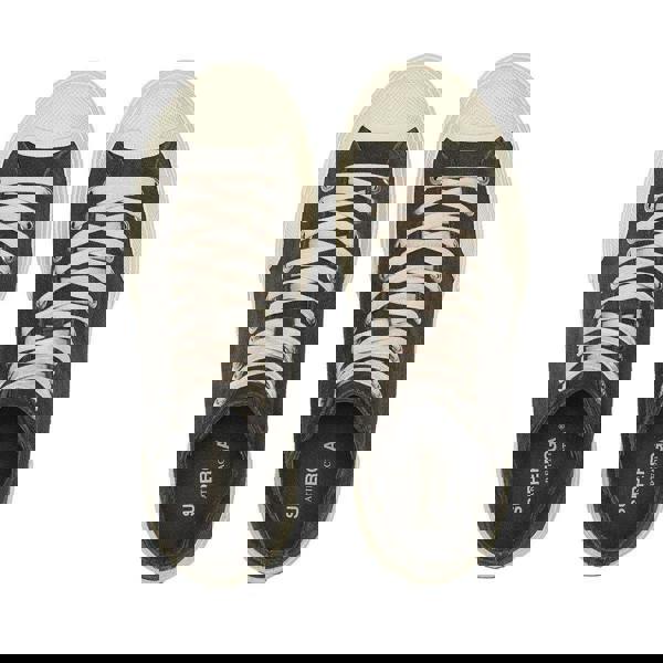 Superga Mens 2433 Works Flesh Out Suede High Top Trainers - Volcano Grey/Off White - 