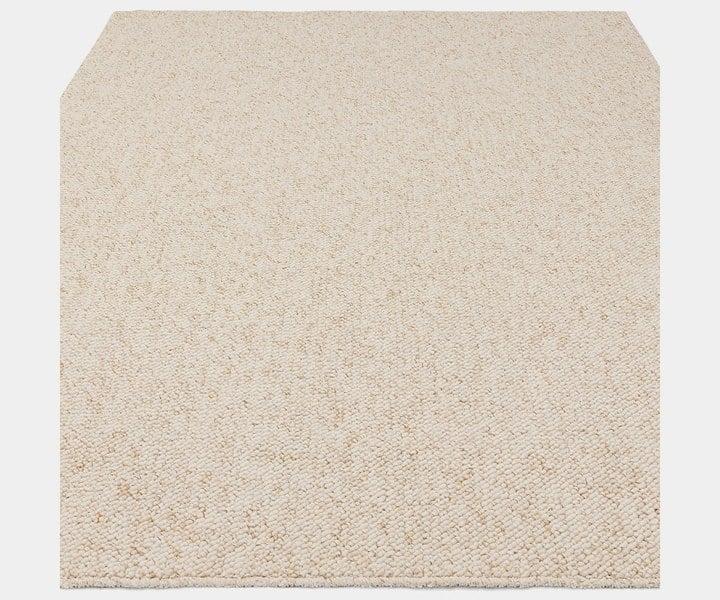 Elegant Boden Ivory Rug with intricate weave and subtle sheen, perfect for modern interiors.