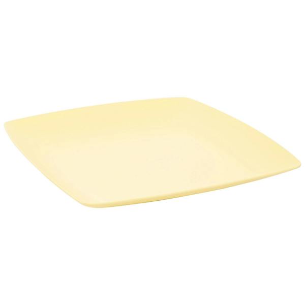 Trespass Delph Melamine Dinner Plate - Pale Lemon - 