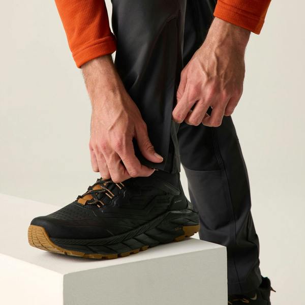 Regatta Mens Questra Hiking Trousers - Ash/Black - 