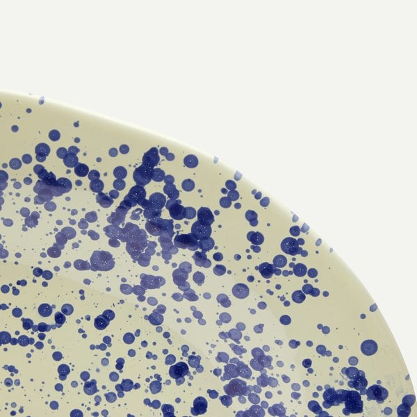 Hot Pottery Serving Platter Blueberry