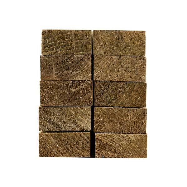 Snowdon Timber Treated 2x1" Batten (T) 19mm (W) 38mm (L) 2.4m - Pack of 10