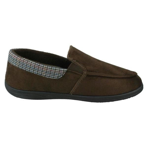 Padders Mens Padders Slip On Memory Foam Slippers Stan