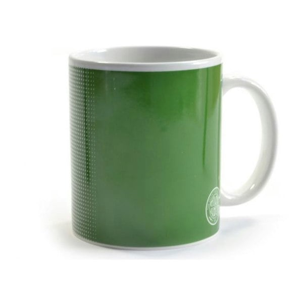 Celtic FC Halftone 0.3kg Boxed Mug - White/Green