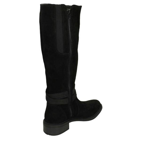 Clarks Ladies Clarks Zip Comfort Knee High Boots Maye Shine