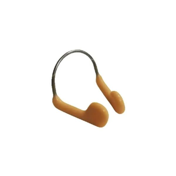 Beige coloured SwimExpert swim nose clip with metal clip