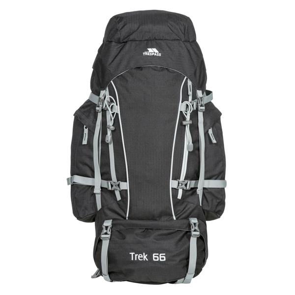 Trespass Trek 66 Backpack/Rucksack (66 Litres) - Ash - 