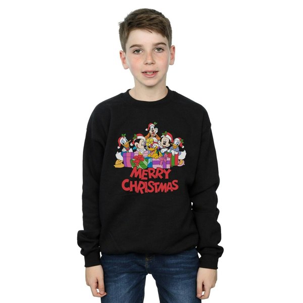 Disney Boys Mickey Mouse And Friends Christmas Sweatshirt - Black