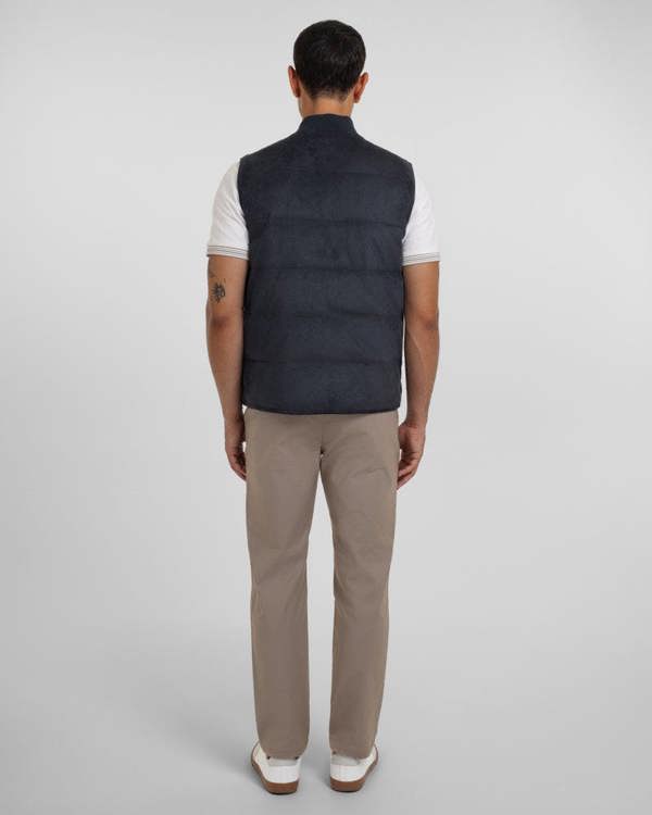 Steel & Jelly Gidea - Suede Look Puffer Gilet