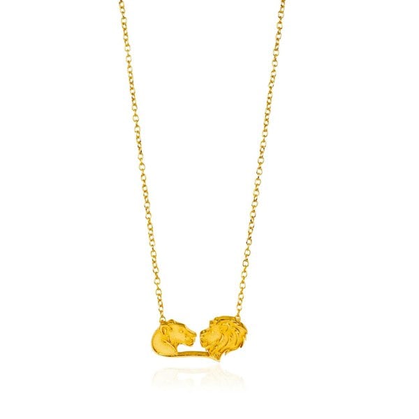 Lion-ess Love Heart Necklace - Lila Rasa