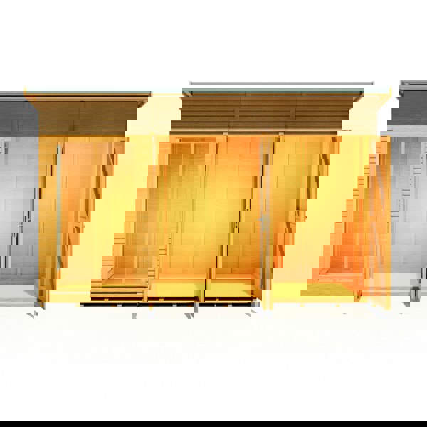 Shire Lela 12x4 Multiroom Summerhouse and Storage Shed - Best Shed