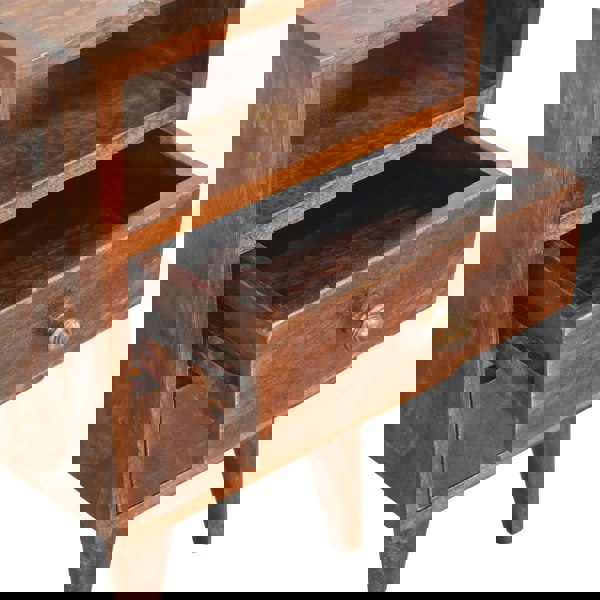 Artisan Furniture Solid Wood Mini Classic California Walnut Bedside