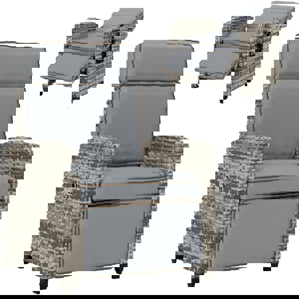 Rattan Recliner Chair