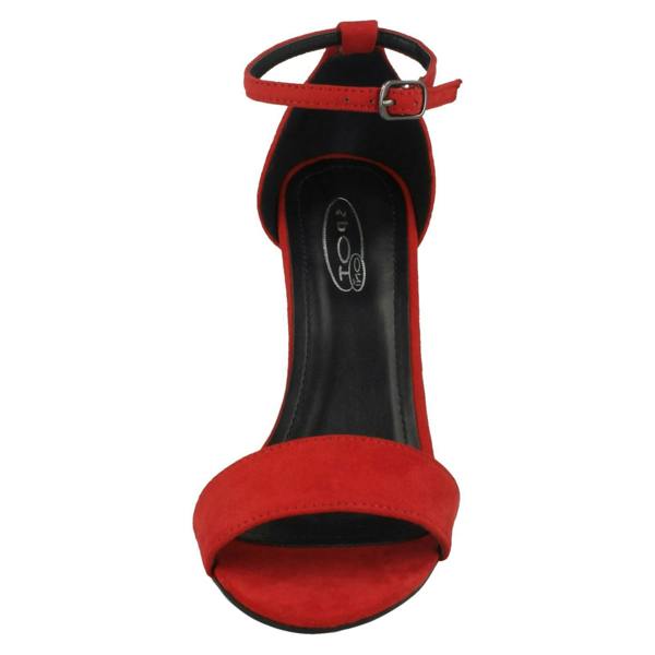 Spot On Ladies Spot On High Heel Mule Sandals
