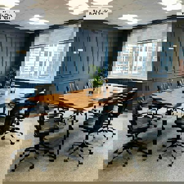 TRL Furniture Sleek & Slender Rustic Conference Table