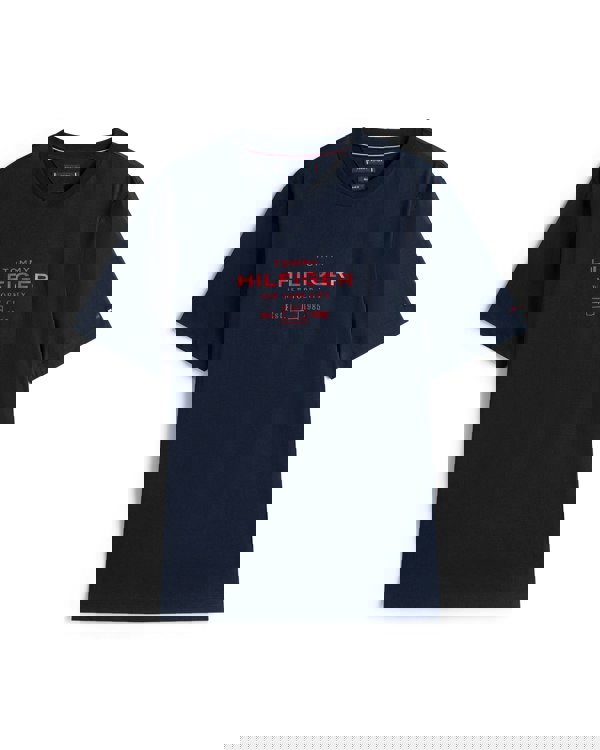 Tommy Hilfiger Stack Hilfiger Mens Graphic T-Shirt - Desert Sky