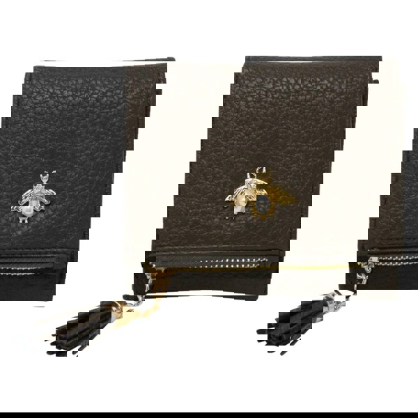 SVNX Bee Embellishment Purse in Dark Grey