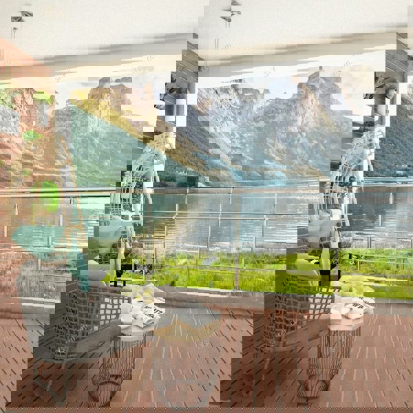 60cm Wide Silver Floor Mount Stainless Steel Handrail for Slopes and Stairs Handrails Living and Home