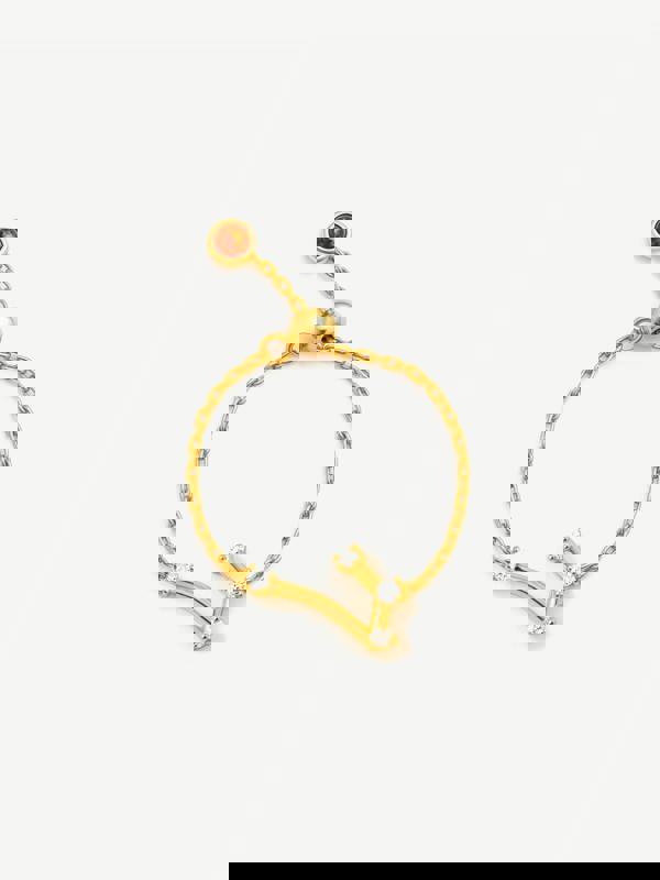 MUCHV Adjustable Constellation Chain Ring - Gold or Silver Plated