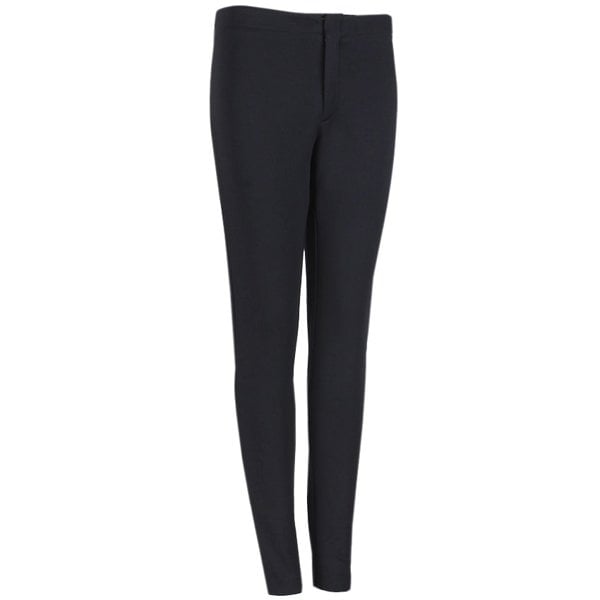Alexander McQueen skinny fit trousers in a black jersey fabric