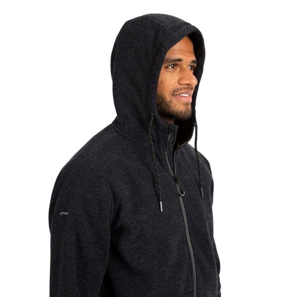 Trespass Mens Sheelane Marl Fleece Jacket - Black - 